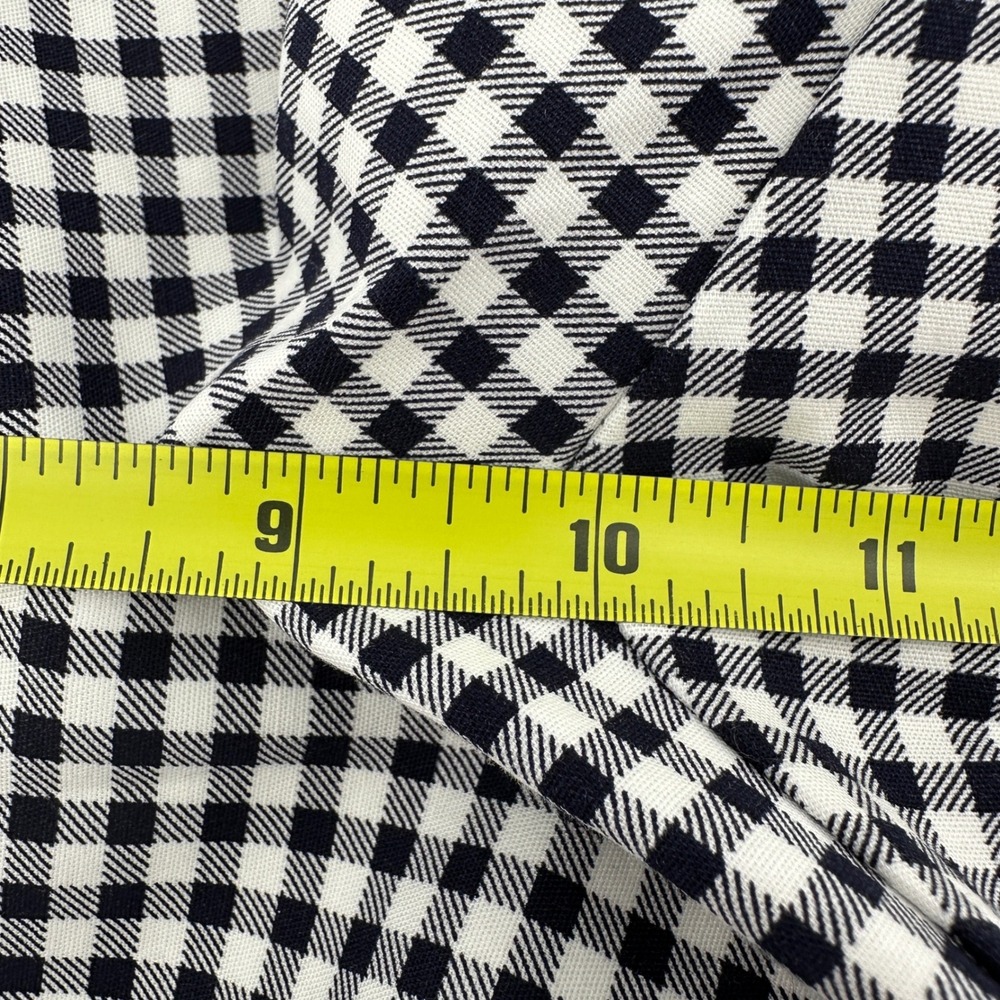 Adrianna Papell Women's Kate Fit Gingham Capri Pant NWT $89 Cotton Pockets Sz 8 - Picture 11 of 11